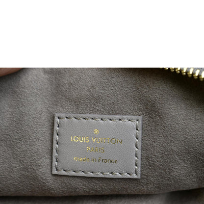 LOUIS VUITTON Coussin PM Monogram Embossed Shoulder Bag Grey