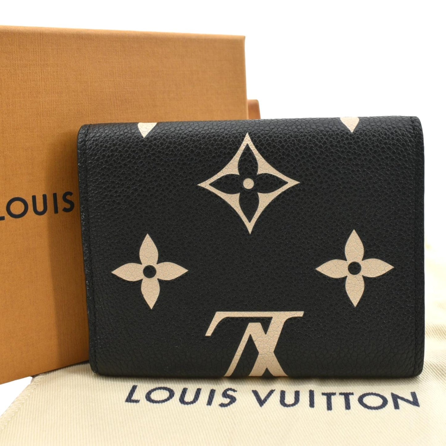 LOUIS VUITTON Victorine Monogram Emperiente Wallet Bicolor