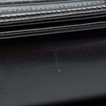 Chanel Boy Bag New Medium (28cm) Lambskin Black Ruthenium