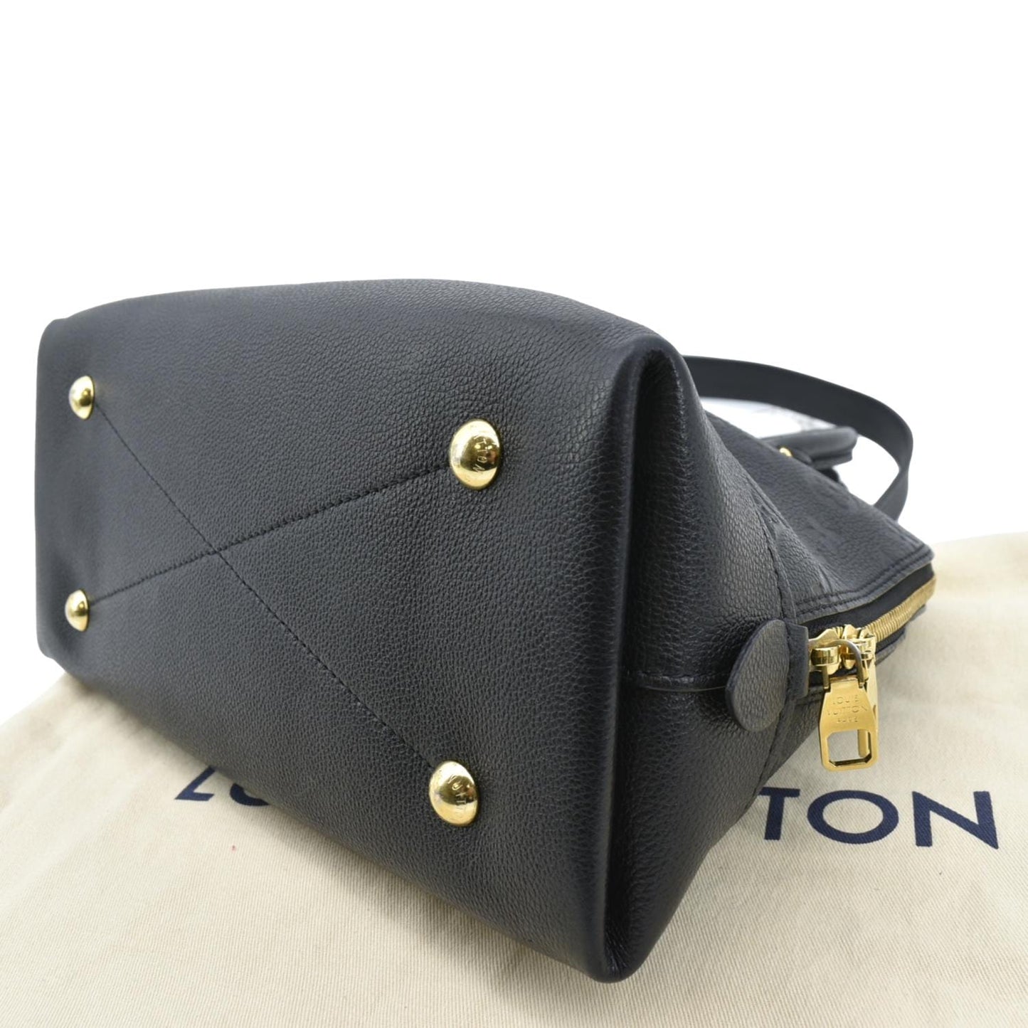 LOUIS VUITTON Neo Alma PM Monogram Empreinte Shoulder Bag Black
