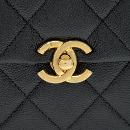 Chanel 22P Flap Backpack Caviar Black