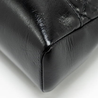 Chanel Mini 31 Bag Shiny Lambskin Black L (Microchip)