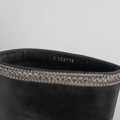 Chanel Heeled Boots Black - Size 38.5