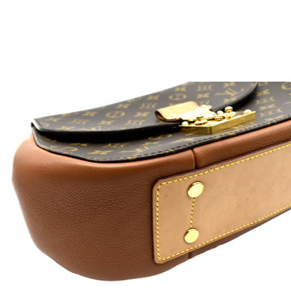 LOUIS VUITTON Eden Noe Monogram Canvas Shoulder Bag Brown