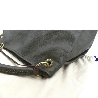LOUIS VUITTON Artsy MM Monogram Empreinte Leather Shoulder Bag Khaki Green