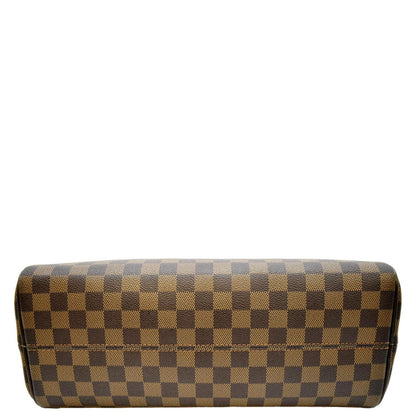 LOUIS VUITTON Nolita Damier Ebene Satchel Bag Brown