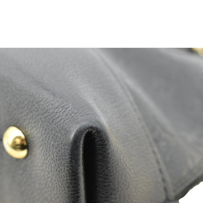 LOUIS VUITTON Neo Alma PM Monogram Empreinte Shoulder Bag Black