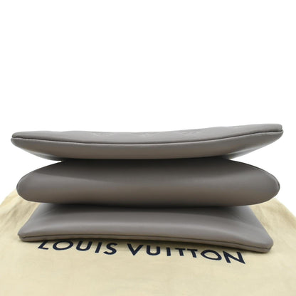 LOUIS VUITTON Coussin PM Monogram Embossed Shoulder Bag Grey