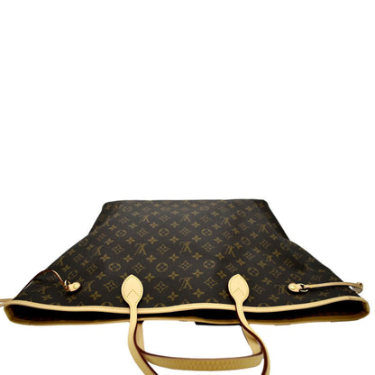 LOUIS VUITTON Neverfull GM Monogram Canvas Tote Bag Brown