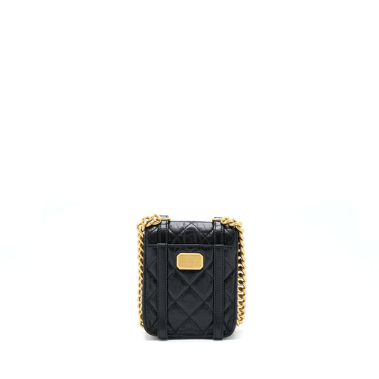 Chanel Seasonal Messenger Mini Flap Bag Aged Calfskin