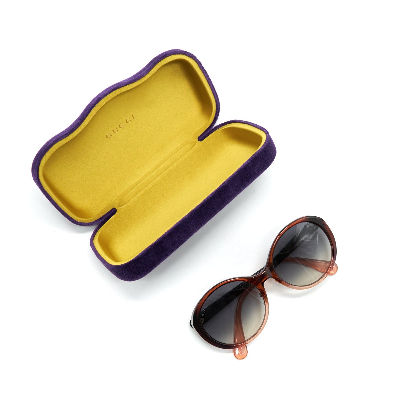 Gucci Sunglasses Dark Pink/ Brown