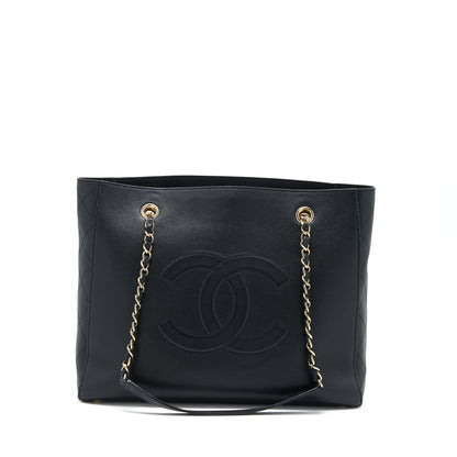 Chanel Tote Bag Lambskin Black L