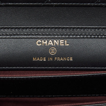Chanel 22P 2 In 1 Wallet On Chain Caviar Black L