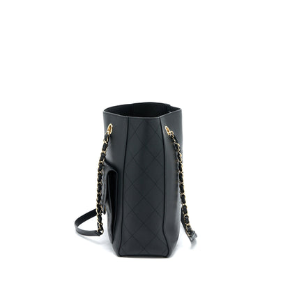 Chanel Tote Bag Lambskin Black L