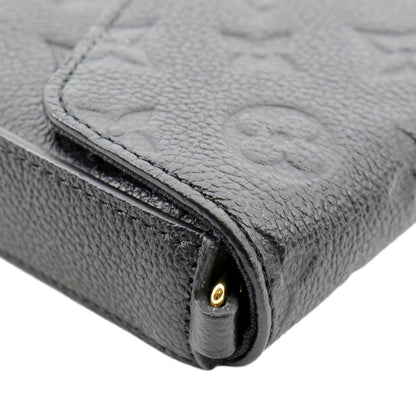 LOUIS VUITTON  Felicie Monogram Empreinte Pochette Crossbody Bag Black