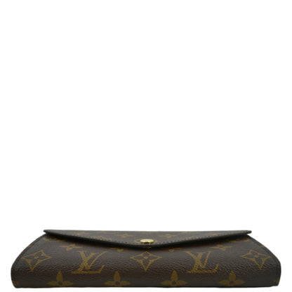 LOUIS VUITTON Sarah Monogram Canvas Wallet Cerise