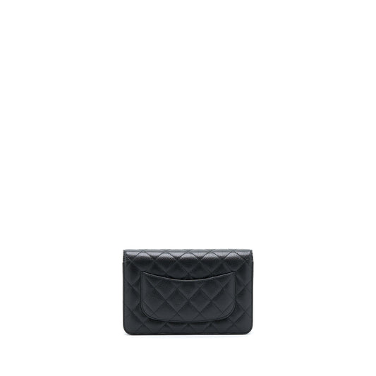 Chanel Classic Wallet On Chain Caviar Black