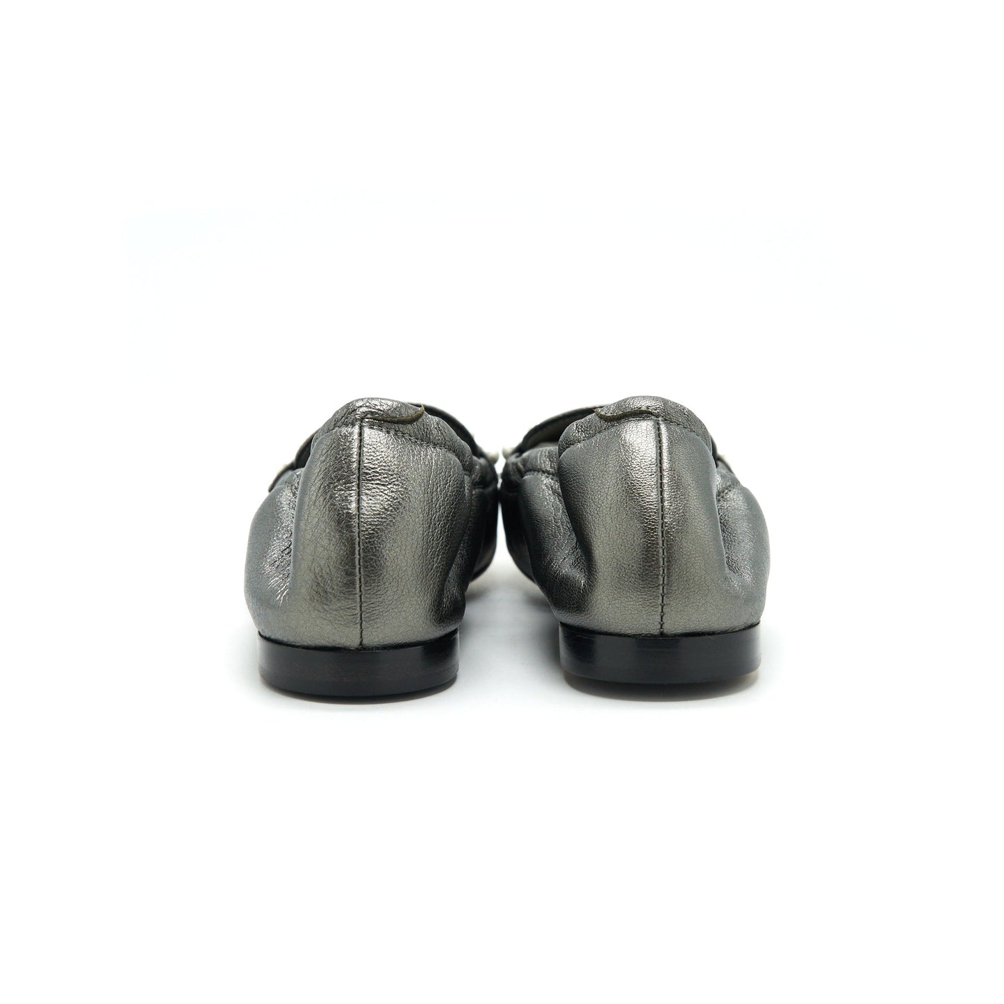 Chanel Lambskin Ballet Flat Shoes Size 36.5