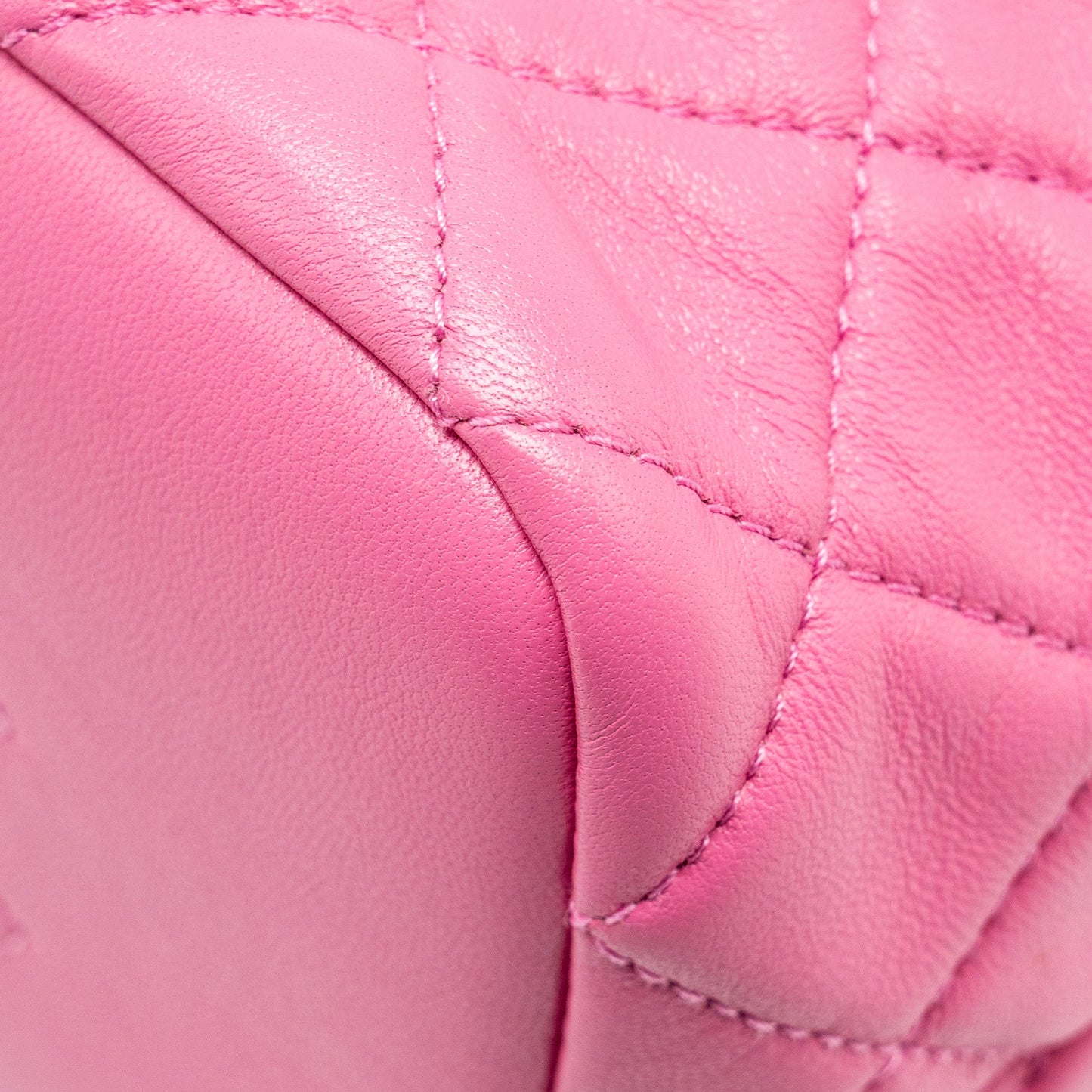 Chanel 20S Small Quilted hobo bag Lambskin Pink