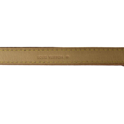LOUIS VUITTON Leather Shoulder Strap Beige