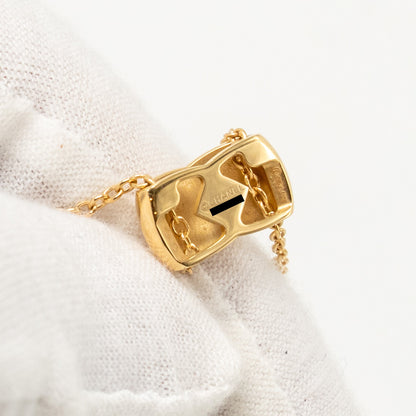 Chanel Coco Crush necklace quilted motif Yellow Gold