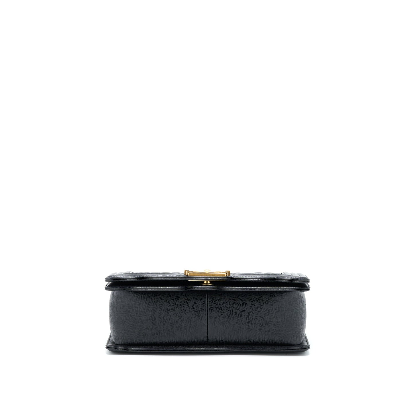 Chanel Medium Boy Bag Caviar Black Brushed