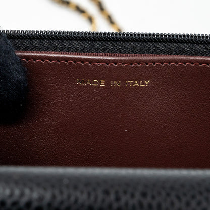 Chanel Classic Wallet On Chain Caviar Black  (microchip)