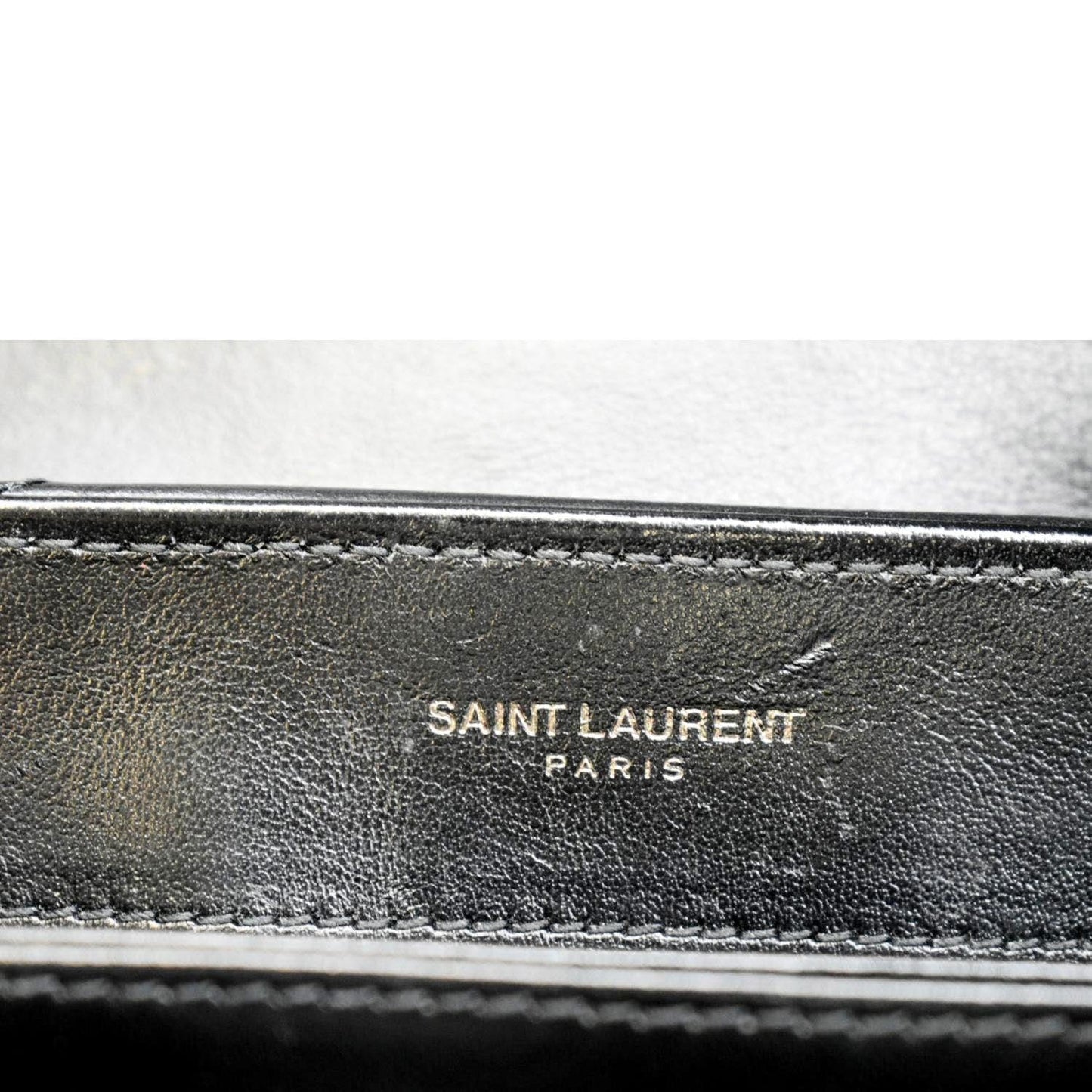 YVES SAINT LAURENT Loulou Toy Matelasse Leather Crossbody Bag Black