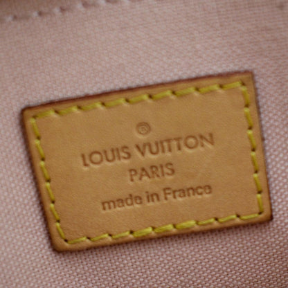LOUIS VUITTON Croisette Damier Azur Satchel Crossbody Bag White