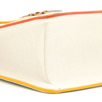 Gucci Crossbody Multicolour Print Fabric White