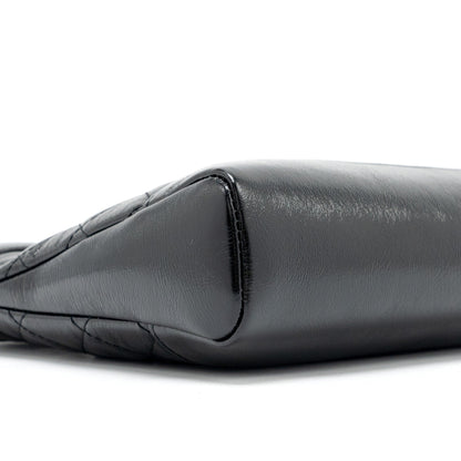 Chanel 24S Mini 31 Bag shiny Lambskin black  (microchip)