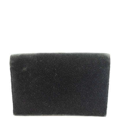 YVES SAINT LAURENT Crystal Kate Medium Tassel Velvet Crossbody Bag Dark Green