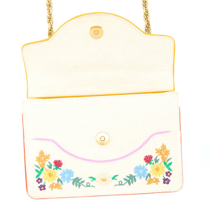 Gucci Crossbody Multicolour Print Fabric White