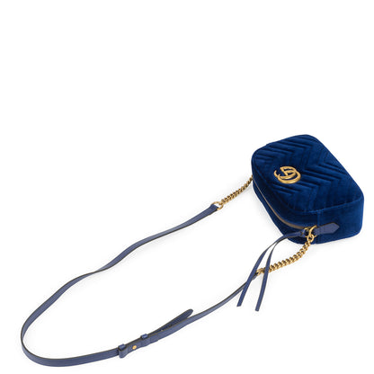Gucci GG Velvet Marmont Camera Bag