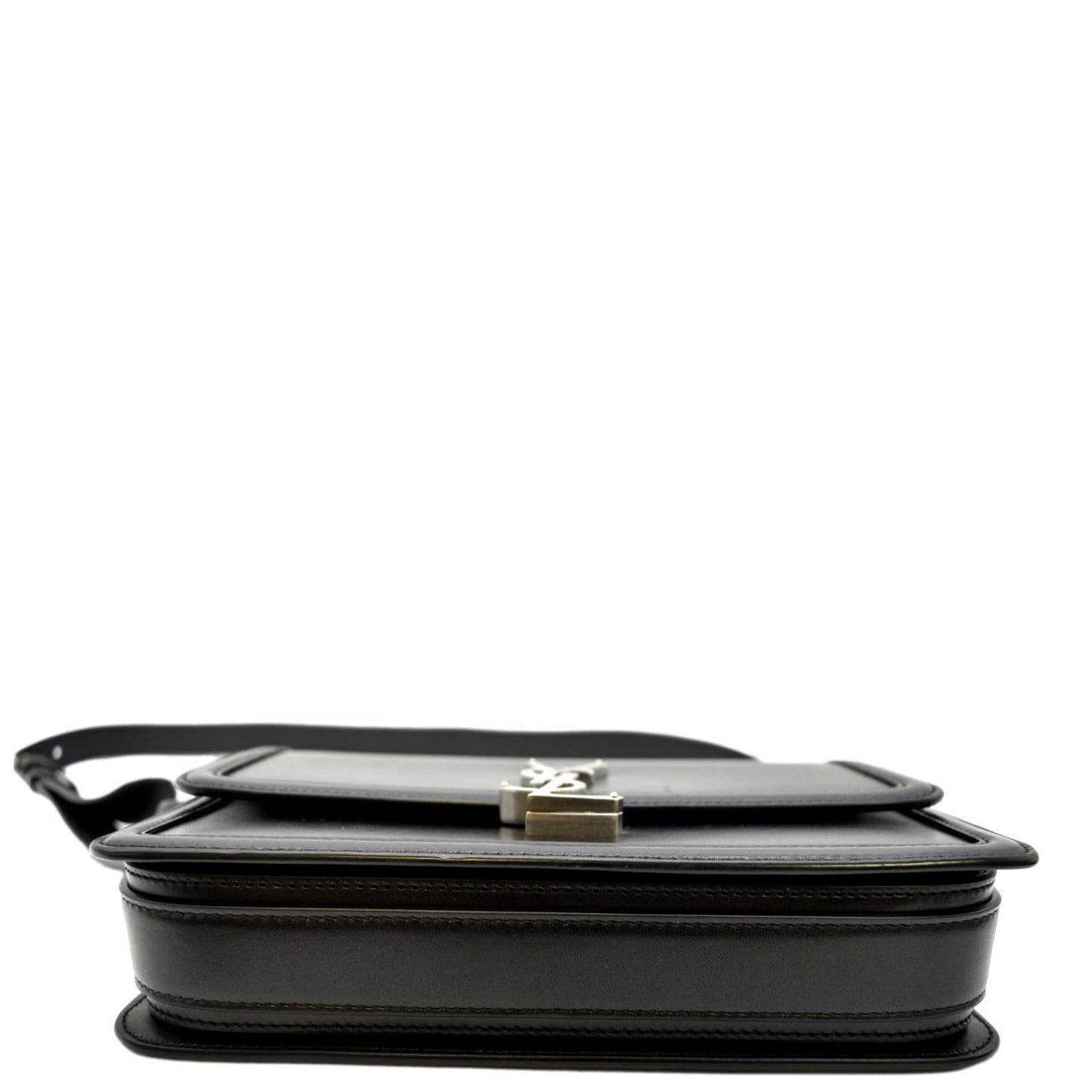YVES SAINT LAURENT Solferino Medium Leather Shoulder Bag Black