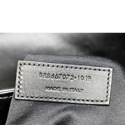 YVES SAINT LAURENT Loulou Toy Matelasse Leather Crossbody Bag Black