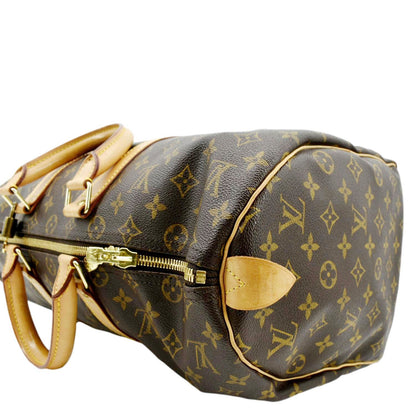 LOUIS VUITTON Keepall 45 Monogram Canvas Travel Bag Brown