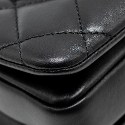Chanel 24s Mini Trendy CC Lambskin Black L(microchip)