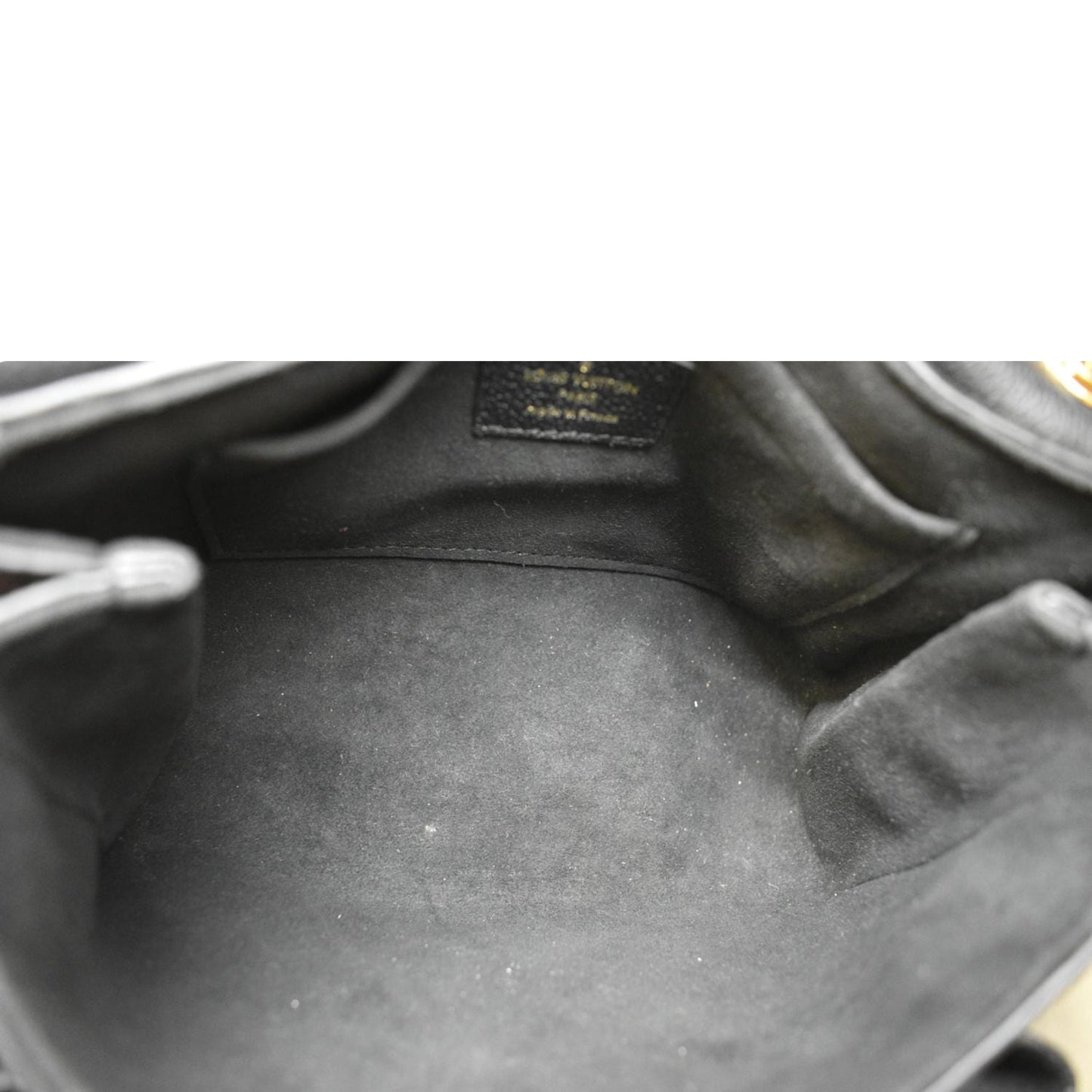 LOUIS VUITTON Vavin BB Monogram Empreinte Leather Shoulder Bag Black