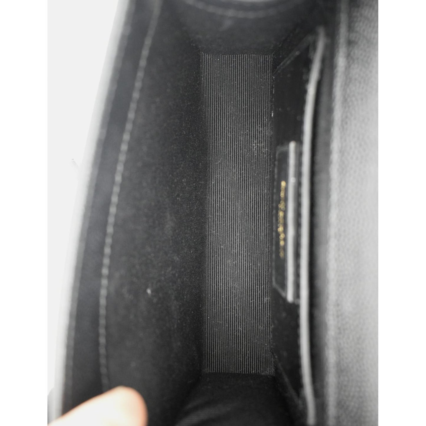 YVES SAINT LAURENT Kate Leather Shoulder Bag Black