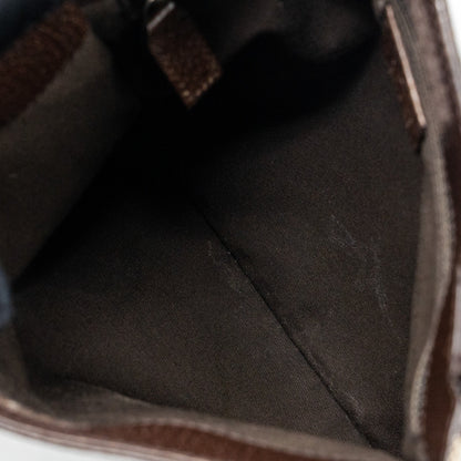GUCCI MESSENGER BAG GG Supreme CANVAS/LEATHER BROWN/GREEN/RED SHW