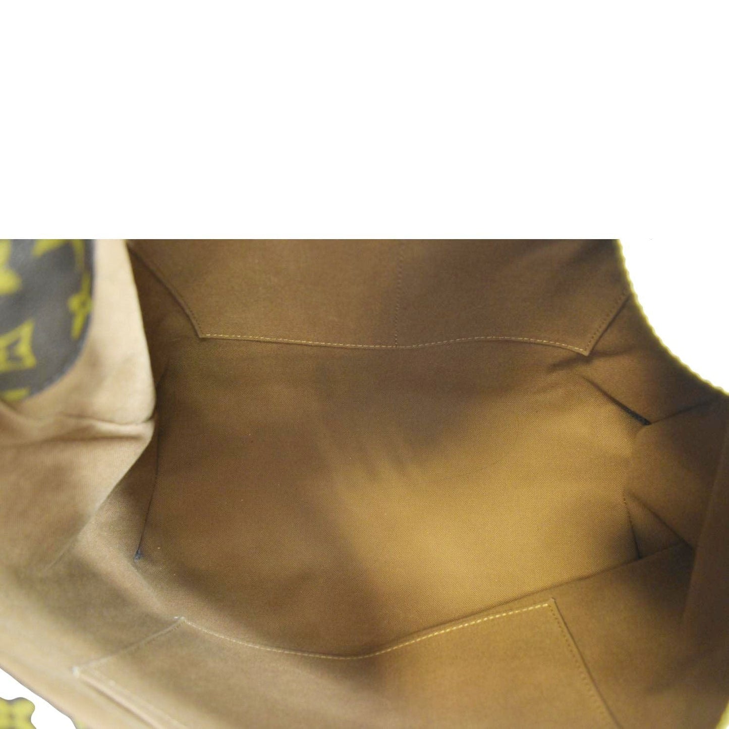 LOUIS VUITTON Sully MM Monogram Canvas Shoulder Bag Brown