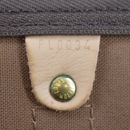 LOUIS VUITTON Keepall Bandouliere 55 Monogram Canvas Travel Bag Brown