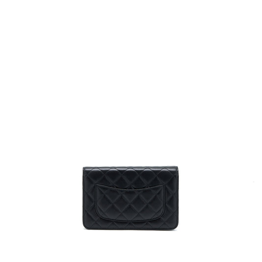 Chanel Classic Wallet on Chain Lambskin Black  (Microchip)