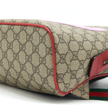 Gucci Cat Print GG Supreme Backpack Pink/Red/Multicolour