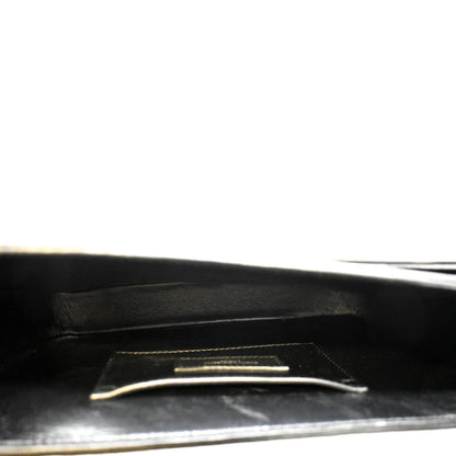 YVES SAINT LAURENT Solferino Medium Leather Shoulder Bag Black