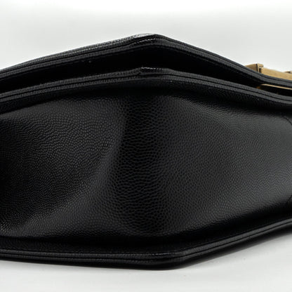 Chanel Medium Classic Boy Bag Caviar Black