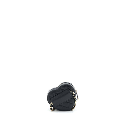 Chanel 22S Heart Belt Bag Lambskin Black L