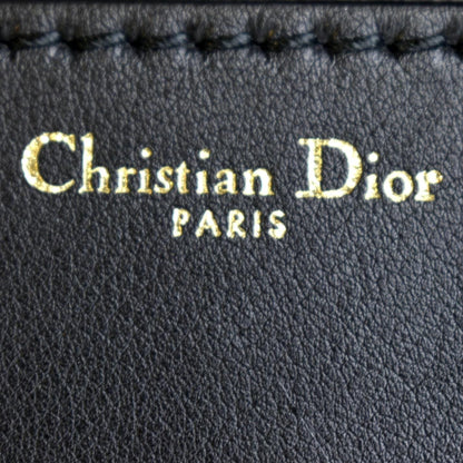 CHRISTIAN DIOR Dio(r)evolution Flap Calfskin Crossbody Bag Black