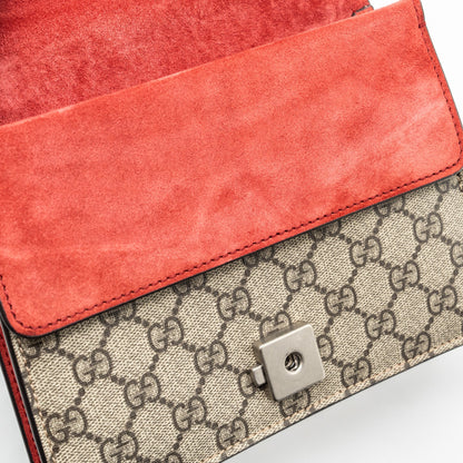 Gucci Dionysus GG Supreme Mini Bag Red SHW